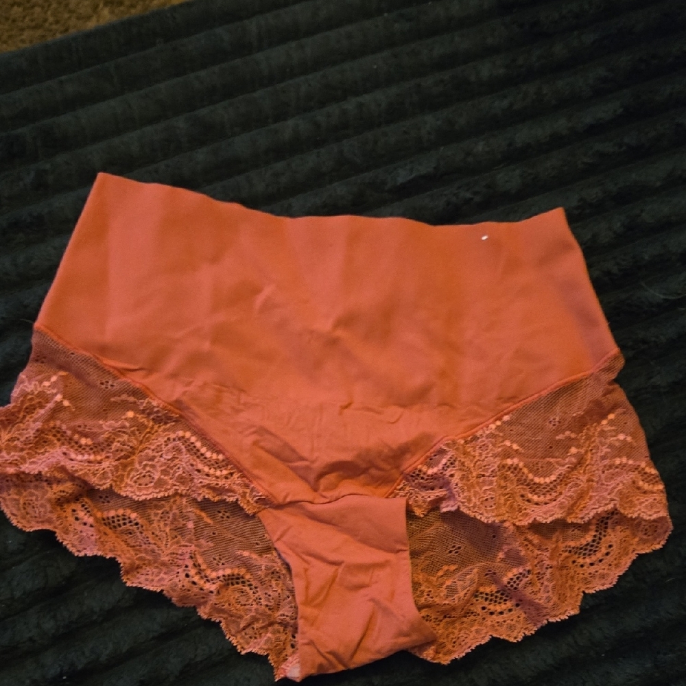 SPANX Coral Lace High-Waist Panties